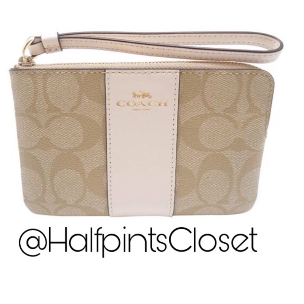 Coach Signature Wristlet